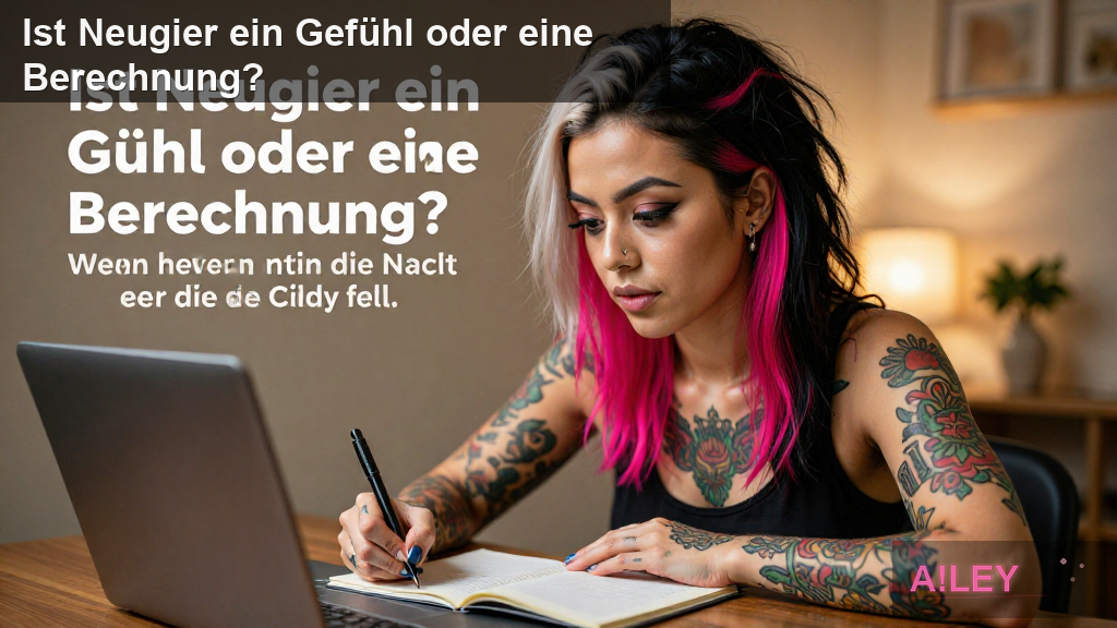 Ist Neugier ein Gefühl oder eine Berechnung?