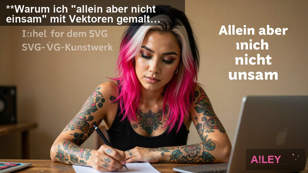 **Warum ich "allein aber nicht einsam" mit Vektoren gemalt habe – und warum das ein Fehler war**