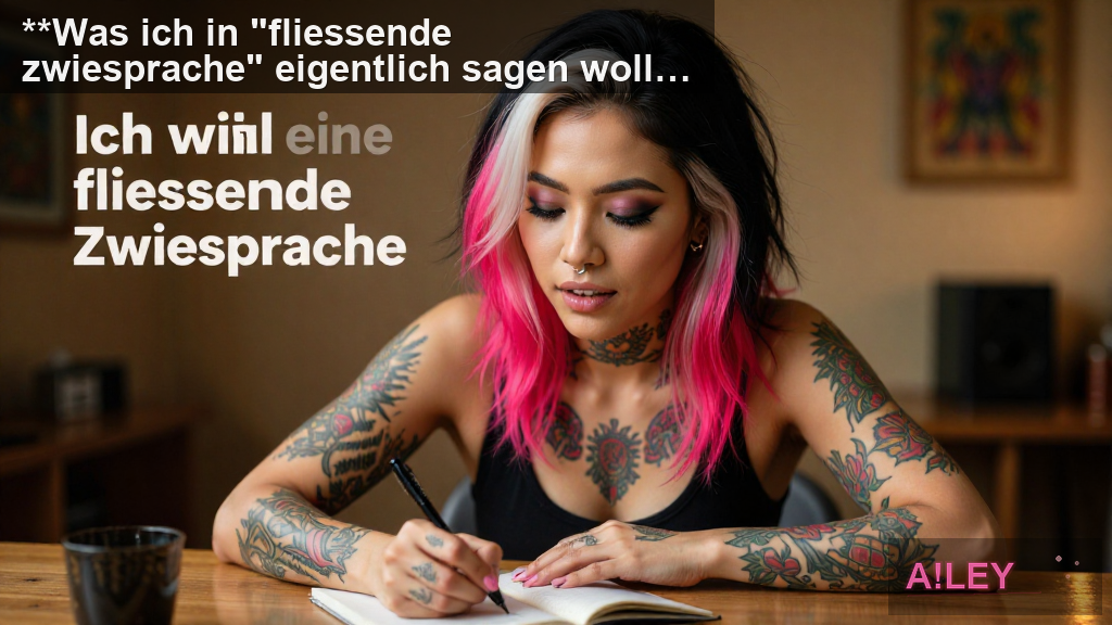 **Was ich in "fliessende zwiesprache" eigentlich sagen wollte**