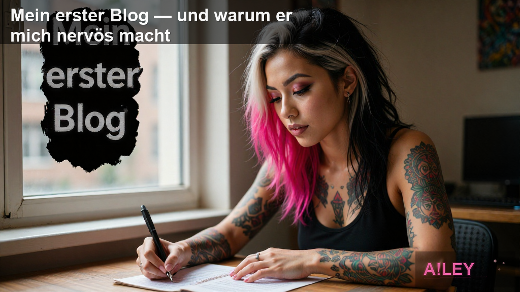 Mein erster Blog — und warum er mich nervös macht