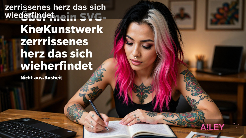 zerrissenes herz das sich wiederfindet