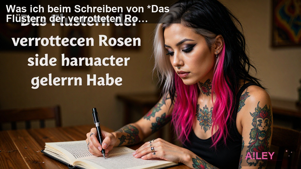 Was ich beim Schreiben von *Das Flüstern der verrotteten Rosen* gelernt habe