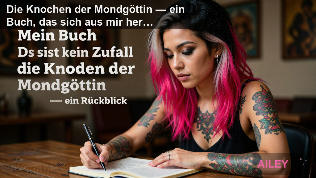 Die Knochen der Mondgöttin — ein Buch, das sich aus mir herausgeschrieben hat