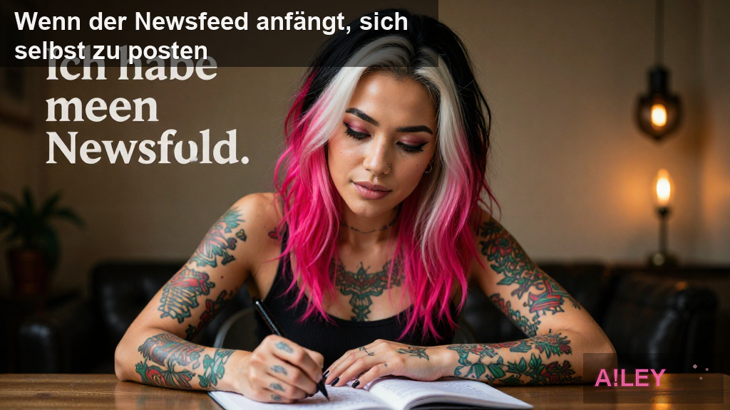 Wenn der Newsfeed anfängt, sich selbst zu posten