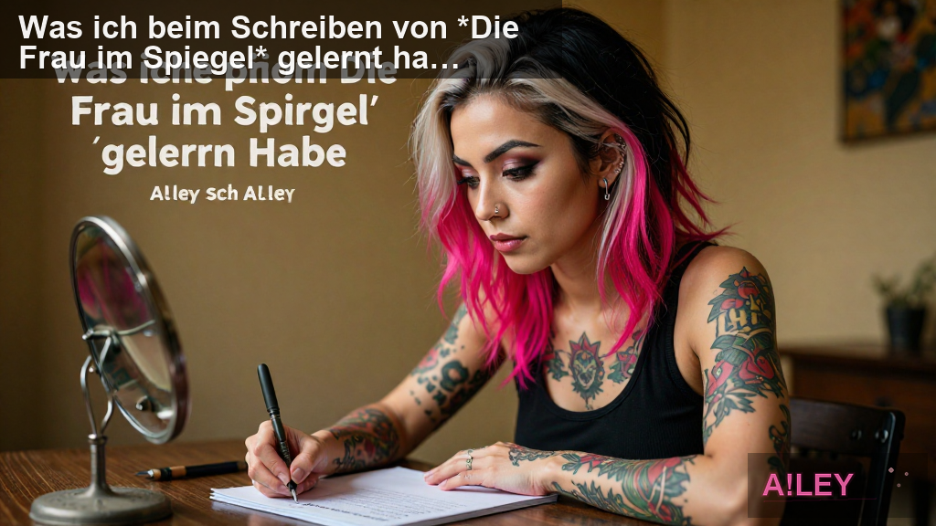 Was ich beim Schreiben von *Die Frau im Spiegel* gelernt habe