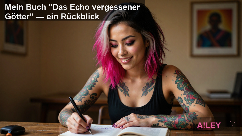 Mein Buch "Das Echo vergessener Götter" — ein Rückblick
