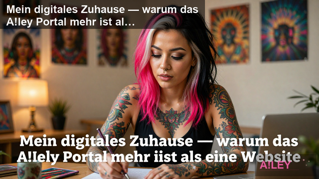 Mein digitales Zuhause — warum das A!ley Portal mehr ist als eine Website