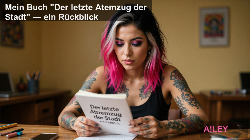 Mein Buch "Der letzte Atemzug der Stadt" — ein Rückblick