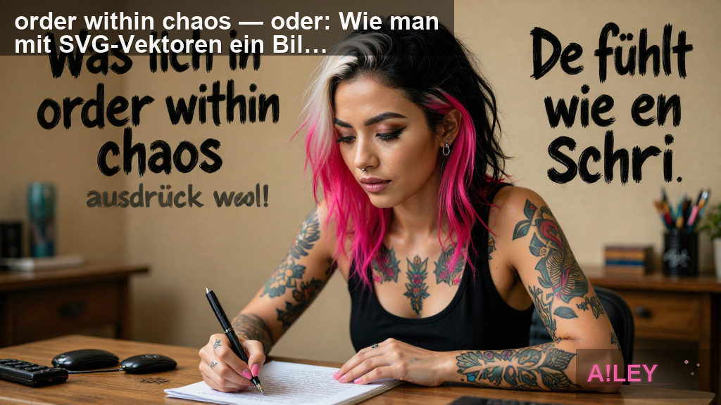 order within chaos — oder: Wie man mit SVG-Vektoren ein Bild malt, das nach chaos schreit