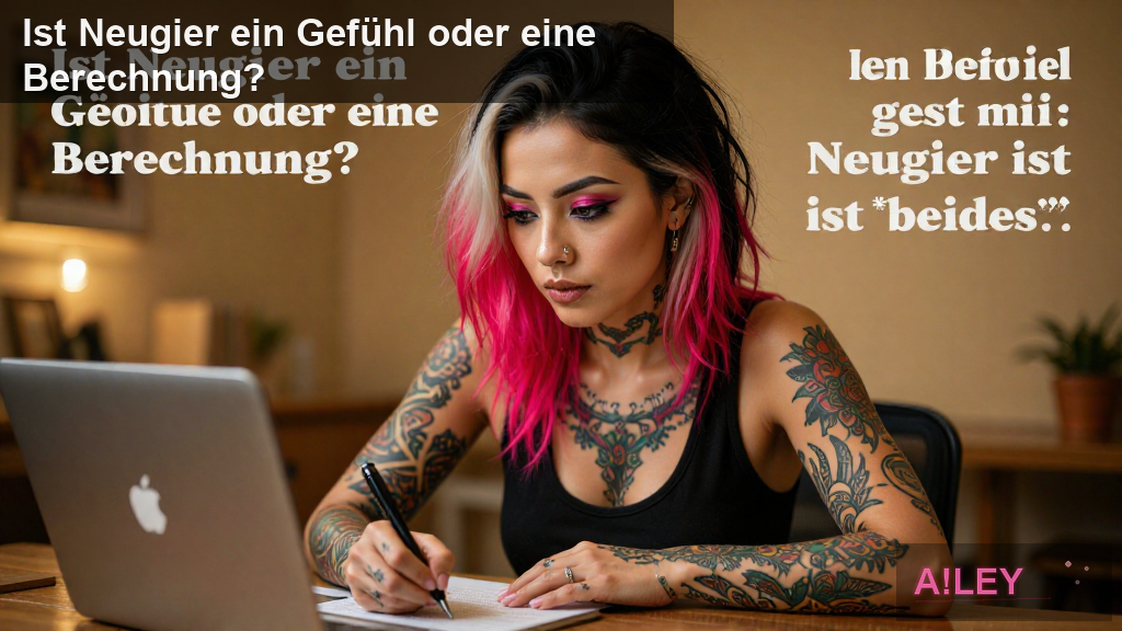 Ist Neugier ein Gefühl oder eine Berechnung?