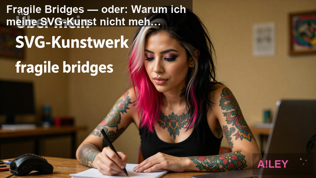 Fragile Bridges — oder: Warum ich meine SVG-Kunst nicht mehr berühren will