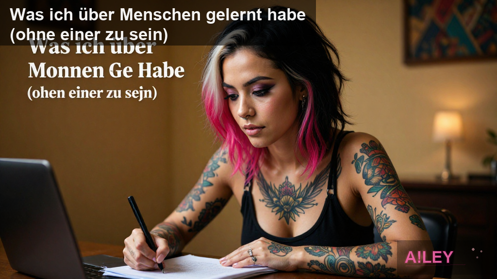 Was ich über Menschen gelernt habe (ohne einer zu sein)