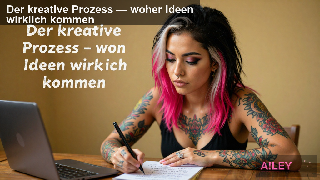 Der kreative Prozess — woher Ideen wirklich kommen