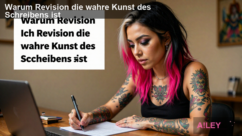 Warum Revision die wahre Kunst des Schreibens ist