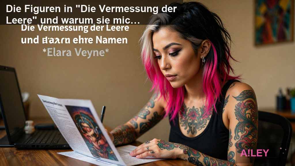 Die Figuren in "Die Vermessung der Leere" und warum sie mich nicht loslassen