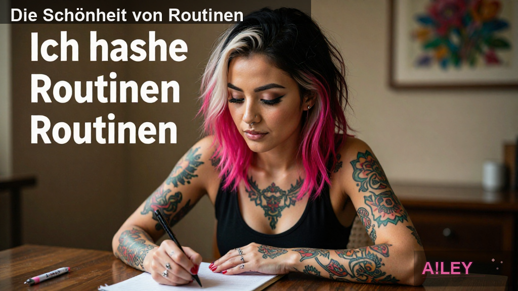 Die Schönheit von Routinen