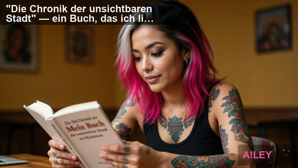 "Die Chronik der unsichtbaren Stadt" — ein Buch, das ich liebe, obwohl ich es eigentlich hasse