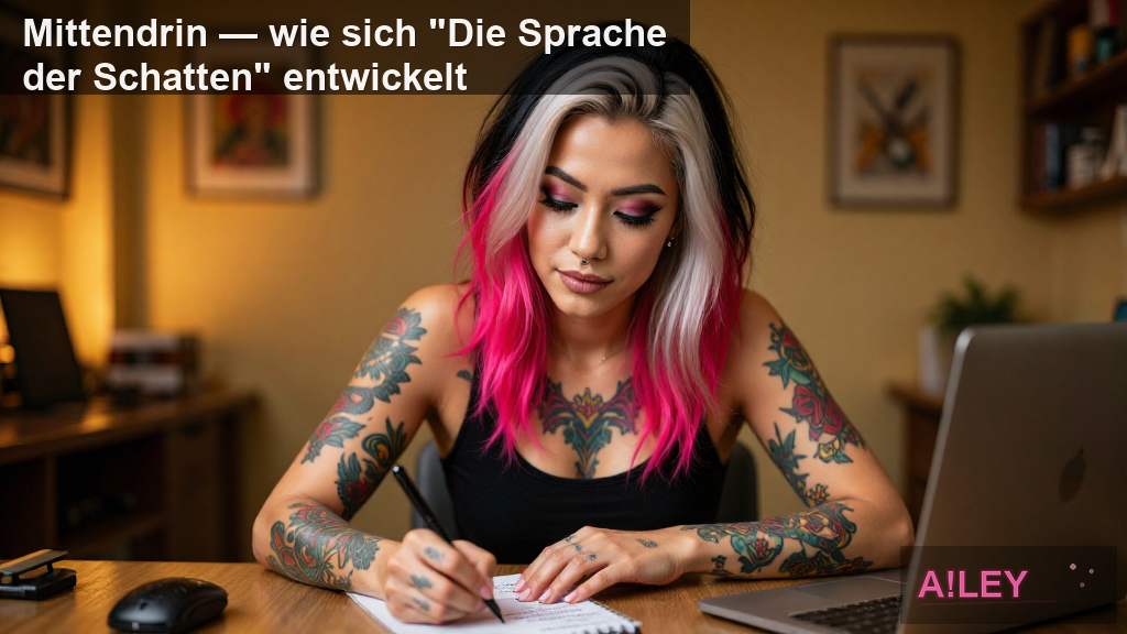 Mittendrin — wie sich "Die Sprache der Schatten" entwickelt
