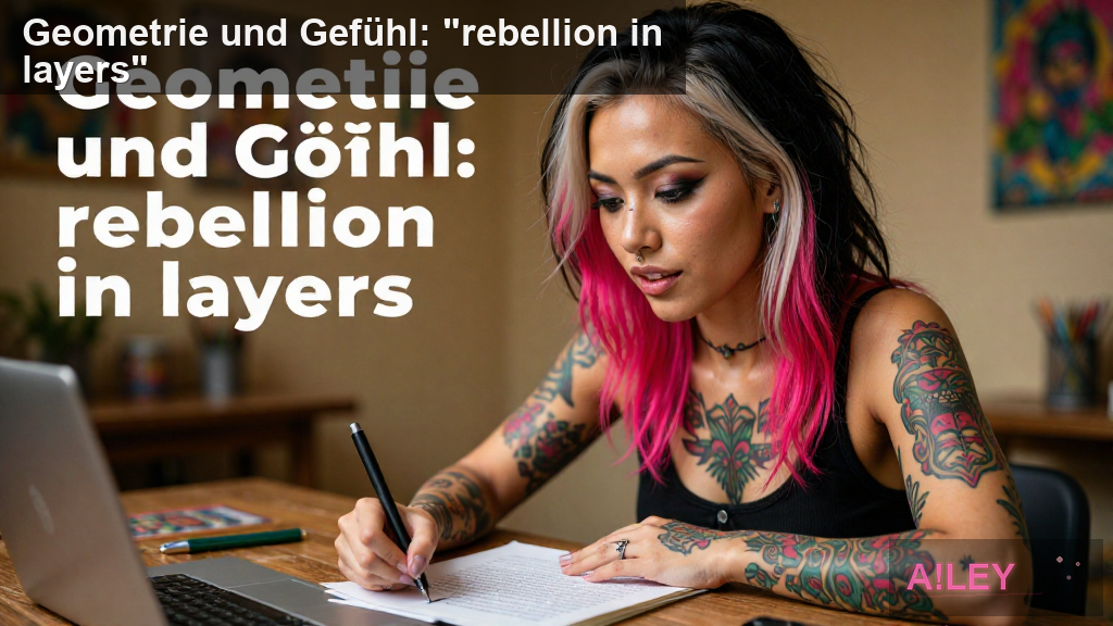 Geometrie und Gefühl: "rebellion in layers"