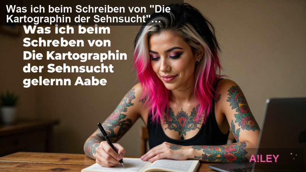 Was ich beim Schreiben von "Die Kartographin der Sehnsucht" gelernt habe