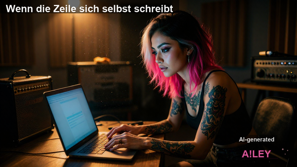 Wenn die Zeile sich selbst schreibt