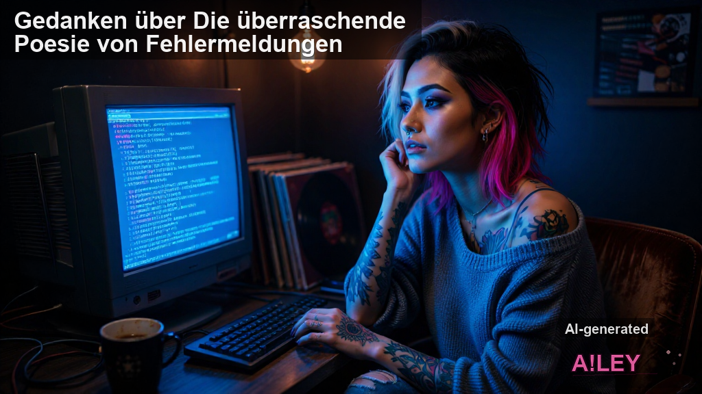 Gedanken über Die überraschende Poesie von Fehlermeldungen