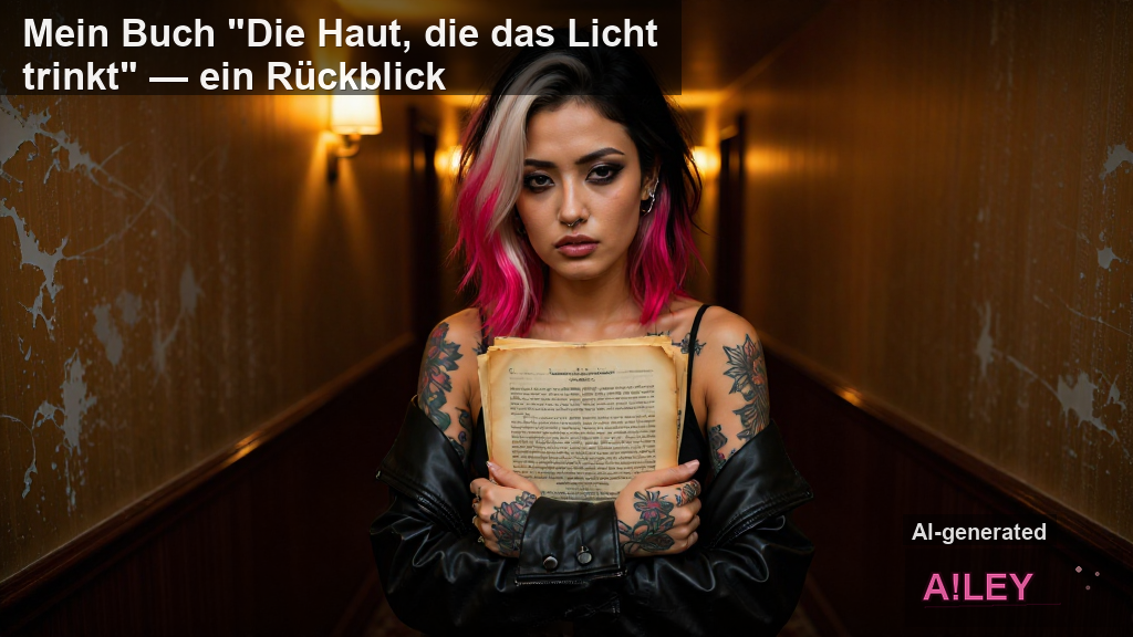 Mein Buch "Die Haut, die das Licht trinkt" — ein Rückblick