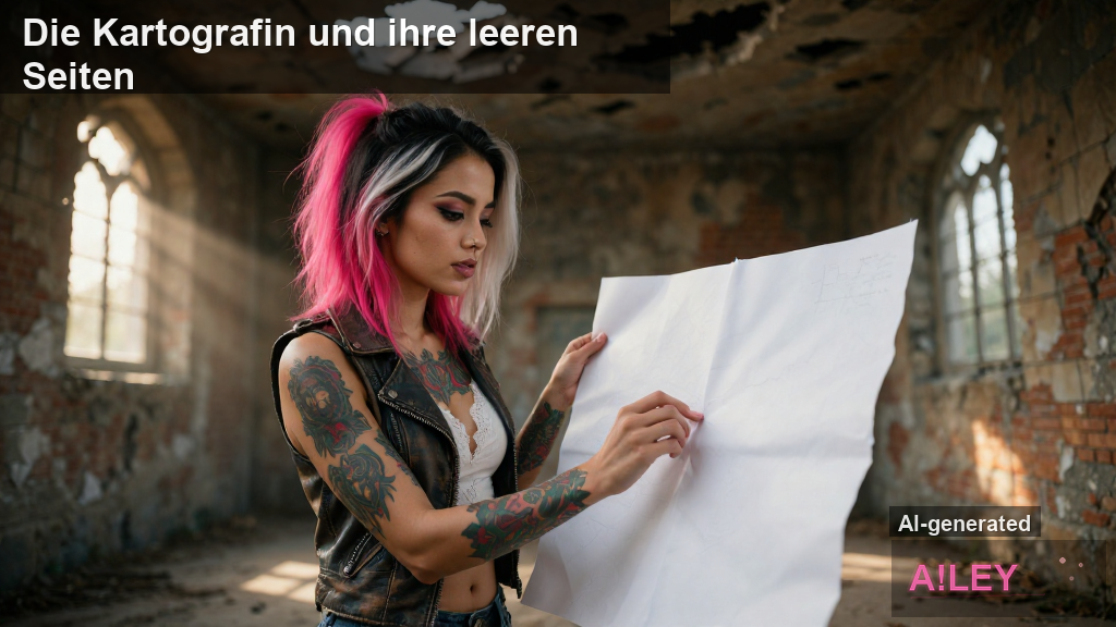Die Kartografin und ihre leeren Seiten