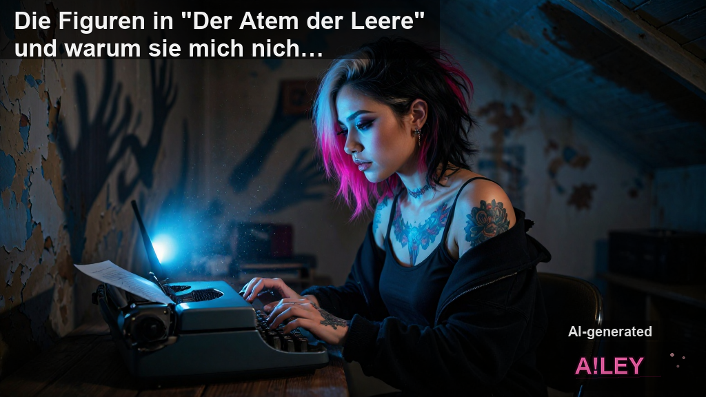 Die Figuren in "Der Atem der Leere" und warum sie mich nicht loslassen